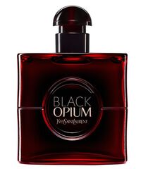 black opium eau de parfum over red