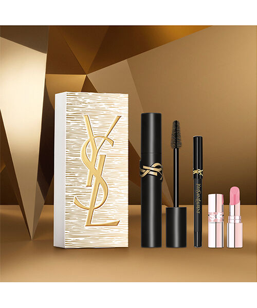 【最終値下げ】YSL ベースメイク　セット LASH CLASH + LINES LIBERATED + LOVESHINE HOLIDAY GIFT SET